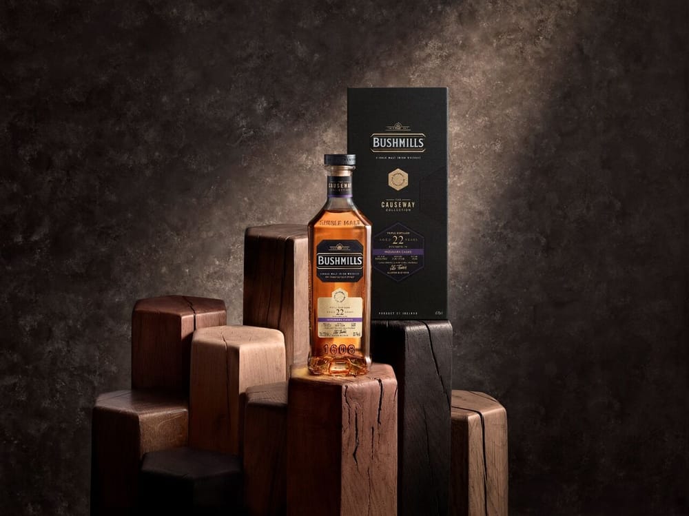 Bushmills présente un single malt de 22 ans affiné en  fûts de chêne Mizunara post image