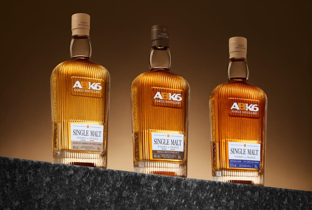 ABK6 Family Distillery fait ses premiers pas dans le whisky français avec trois Single Malts inédits post image
