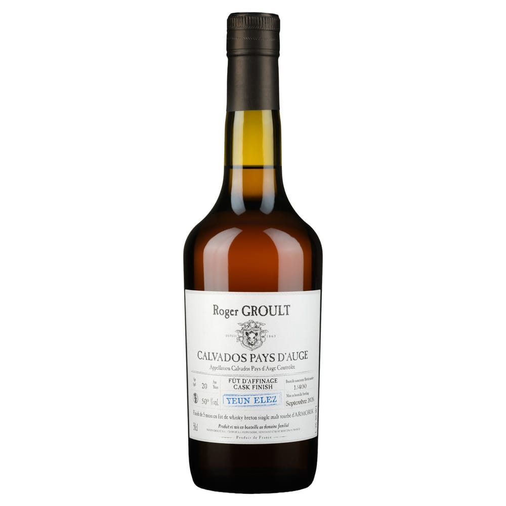 Maison Groult signe un Calvados 20 ans affiné en fût de whisky tourbé Yeun Elez post image