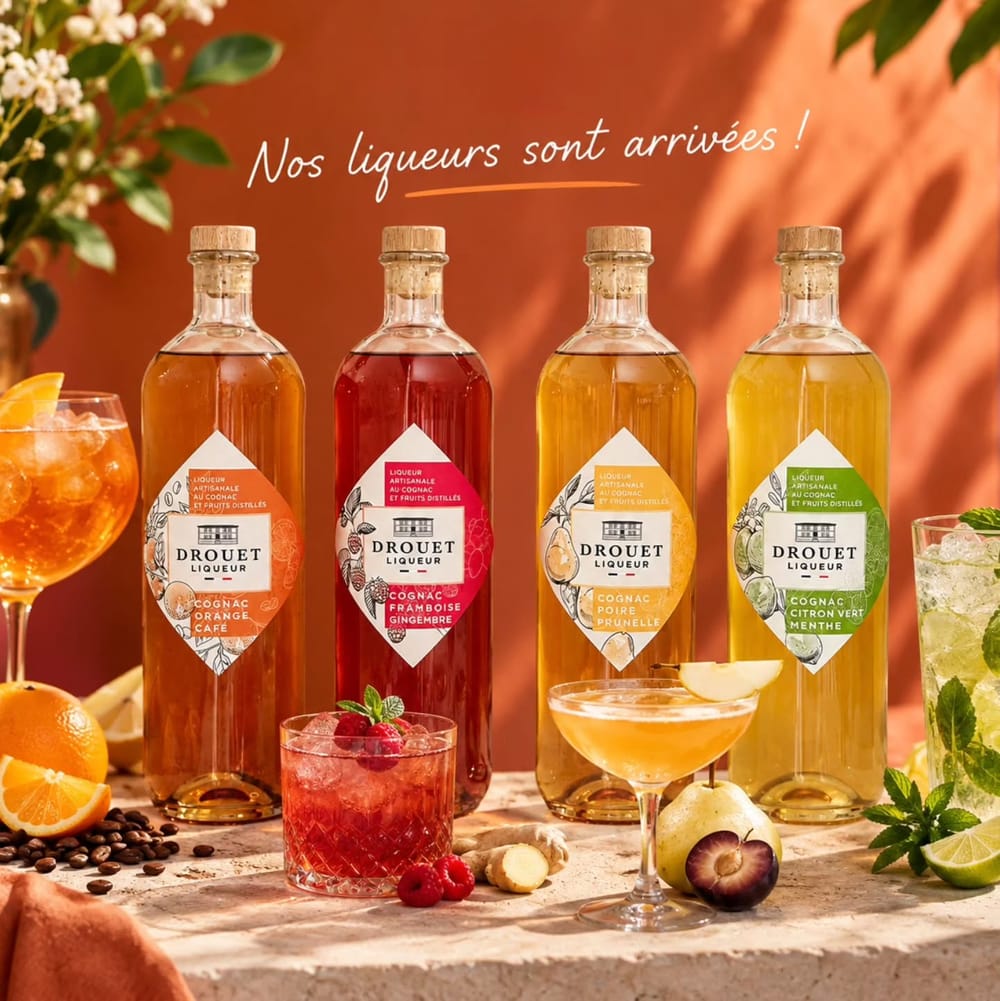 Nouvelle création de Patrick Drouet : "des liqueurs artisanales au cognac et fruits distillés" post image