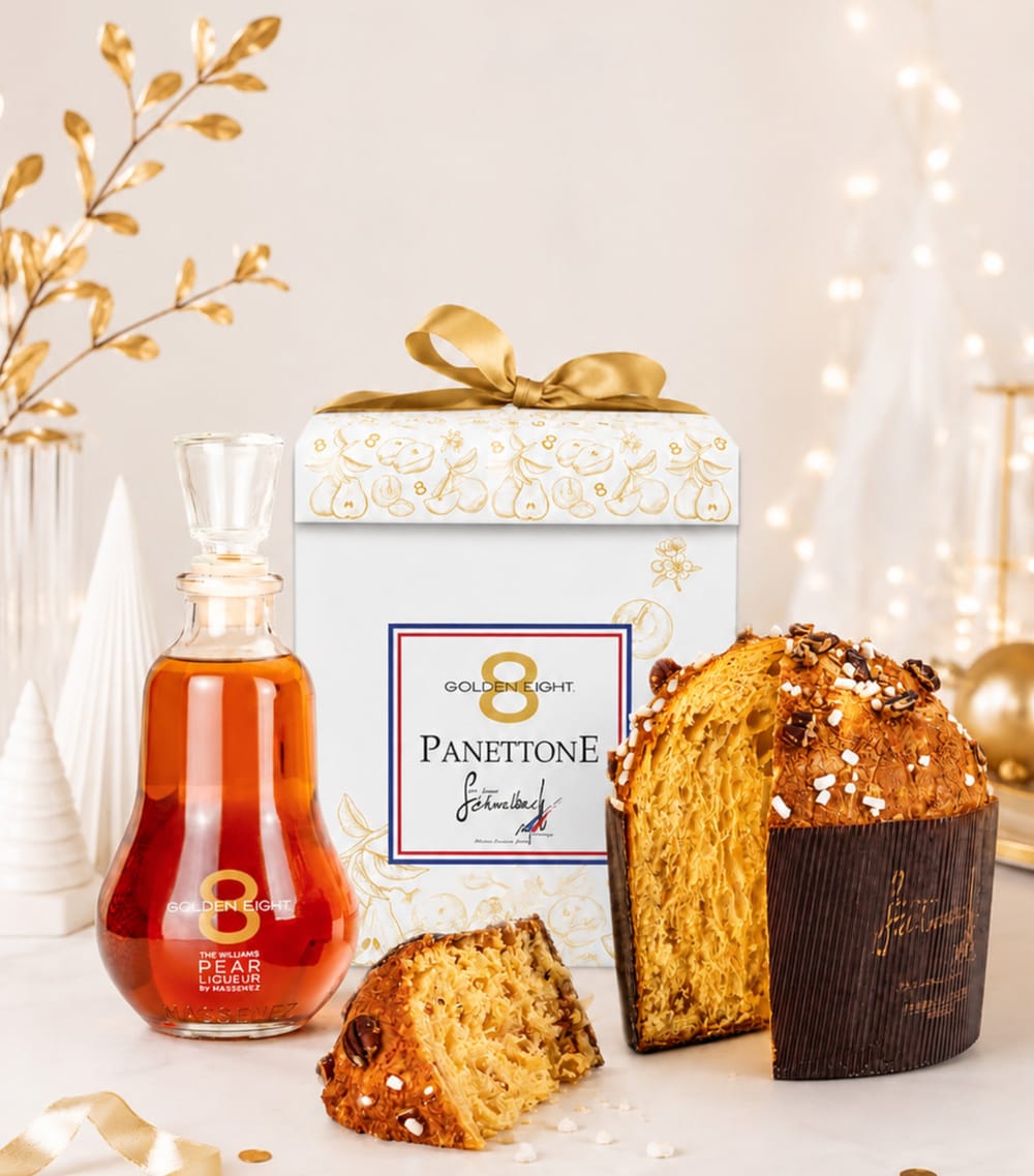 Pour Noël, le MOF Joël Schwalbach signe deux panettones inédits aux Griottines® et à Golden Eight® post image
