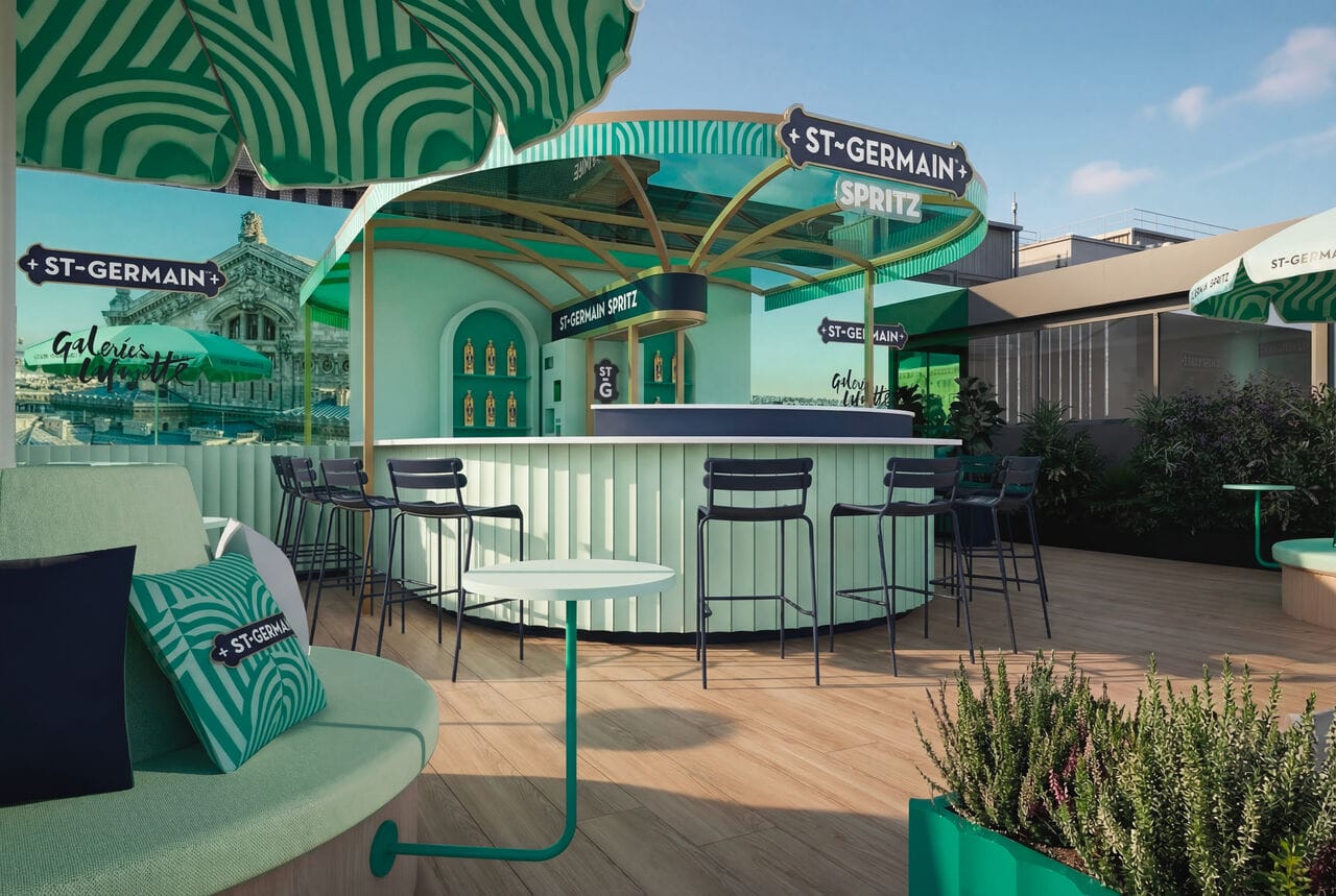 St-Germain investit le rooftop des Galeries Lafayette