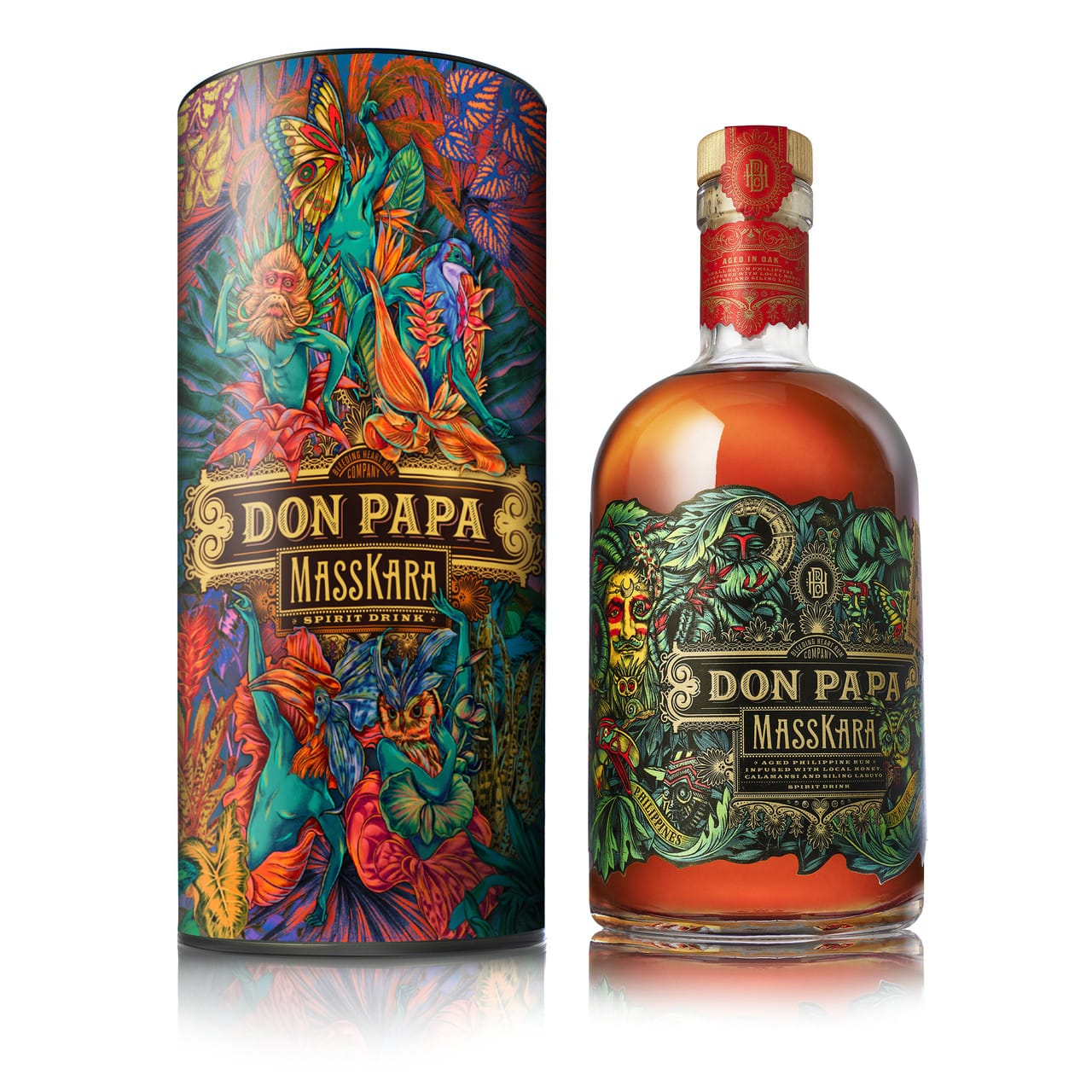 Don Papa Masskara dévoile "What’s Your Wild", un étui en édition limitée signé Daryl Feril