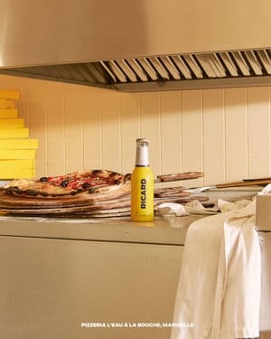 Ricard bouteille 4,5% + pizza post feature image